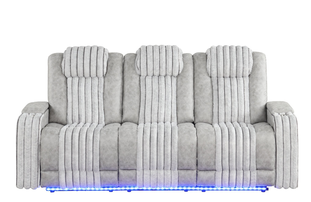 Lita Grey Reclining Living Room Set by New Era Innovations at Eve Furniture