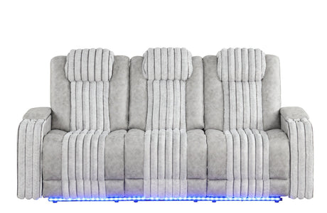 Lita Grey Reclining Living Room Set by New Era Innovations at Eve Furniture