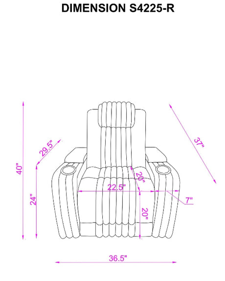 Lita Grey Reclining Living Room Set by New Era Innovations at Eve Furniture