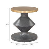 Litar Multicolor Side Table by Zuomod at Eve Furniture