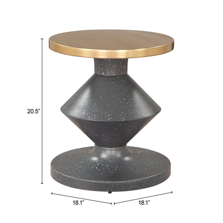 Litar Multicolor Side Table by Zuomod at Eve Furniture