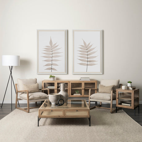 Lithe Leaves by Assaf Frank a Framed Art Print Matted under Glass by Mercana at Eve Furniture