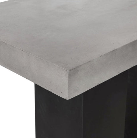 Lithic Outdoor Bar Table Dark Grey by Moe's Home at Eve Furniture