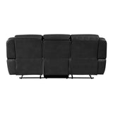 Littleton Black Double Reclining Living Room Set by Homelegance at Eve Furniture