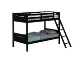 Littleton Black Twin/Twin Bunk Bed by Coaster at Eve Furniture