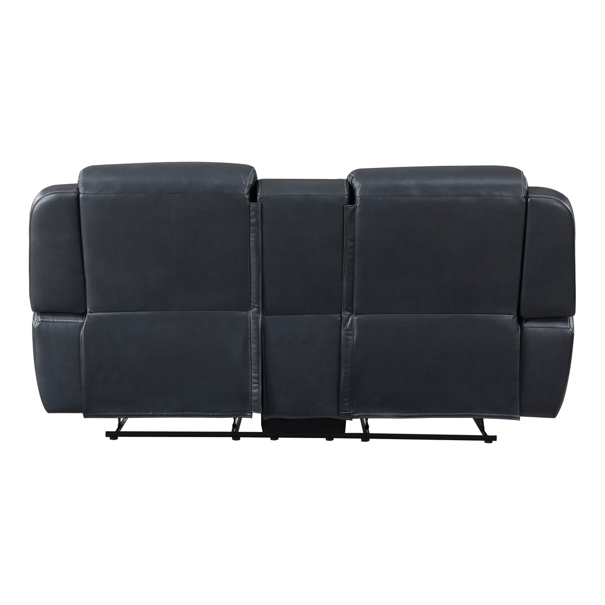 Littleton Blue 2-Piece Double Reclining Set by Homelegance at Eve Furniture