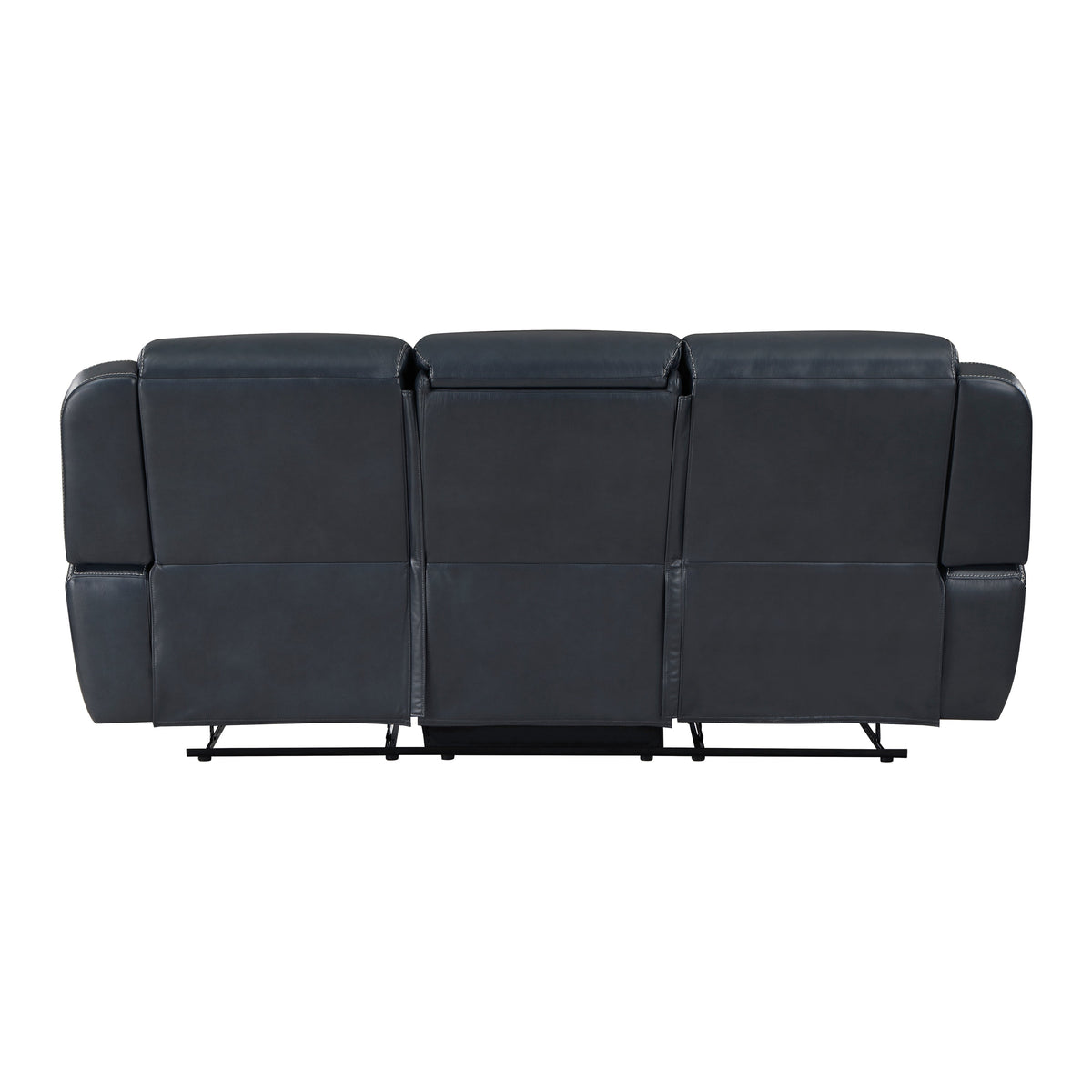 Littleton Blue 2-Piece Double Reclining Set by Homelegance at Eve Furniture