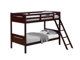 Littleton Espresso Twin/Twin Bunk Bed by Coaster at Eve Furniture