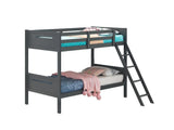 Littleton Gray Twin/Twin Bunk Bed by Coaster at Eve Furniture