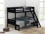 Littleton Black Twin/Full Bunk Bed