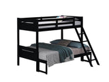 Littleton Black Twin/Full Bunk Bed