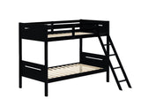 Littleton Black Twin/Twin Bunk Bed