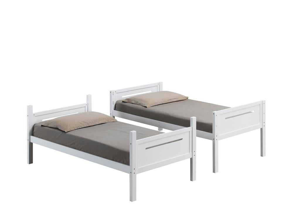 Littleton White Twin/Twin Bunk Bed