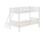 Littleton White Twin/Full Bunk Bed by Coaster at Eve Furniture