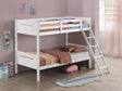 Littleton White Twin/Twin Bunk Bed by Coaster at Eve Furniture