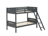 Littleton Gray Twin/Twin Bunk Bed by Coaster at Eve Furniture