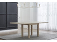 Liv Ash Wood Rectangular Dining Table in White Sand by Modus Furniture at Eve Furniture