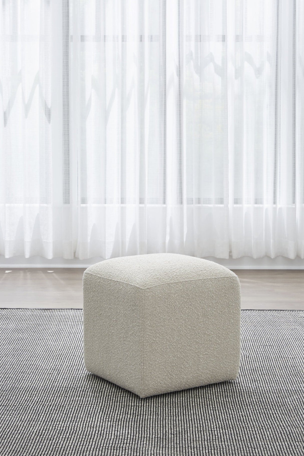 Liv Brun Fully Upholstered Dining Ottoman by Modus Furniture at Eve Furniture