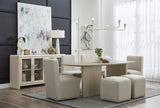 Liv Brun Fully Upholstered Dining Ottoman by Modus Furniture at Eve Furniture