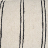 Liv 13x21 Cream w/ Black Stripes Decorative Pillow Cover by Mercana at Eve Furniture