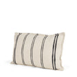 Liv 13x21 Cream w/ Black Stripes Decorative Pillow Cover by Mercana at Eve Furniture