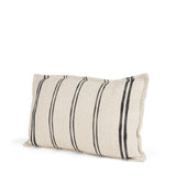 Liv 13x21 Cream w/ Black Stripes Decorative Pillow Cover by Mercana at Eve Furniture