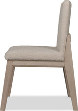 Liv White Sand/Brun Solid Wood Dining Chair (Set of 2)
