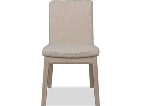 Liv White Sand/Brun Solid Wood Dining Chair (Set of 2) by Modus Furniture at Eve Furniture