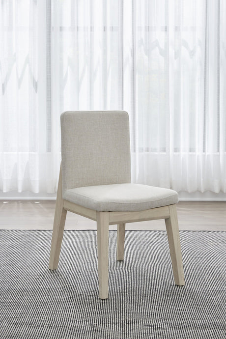 Liv White Sand/Natural Solid Wood Dining Chair (Set of 2) by Modus Furniture at Eve Furniture