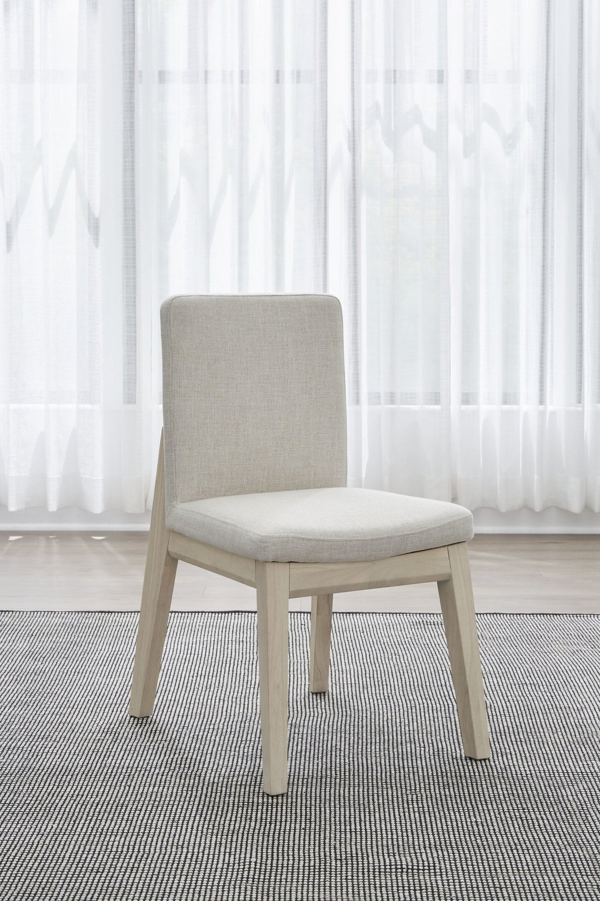 Liv White Sand/Natural Solid Wood Dining Chair (Set of 2) by Modus Furniture at Eve Furniture