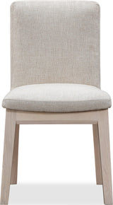 Liv White Sand/Natural Solid Wood Dining Chair (Set of 2) by Modus Furniture at Eve Furniture