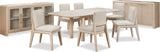 Liv White Sand/Natural Solid Wood Dining Chair (Set of 2) by Modus Furniture at Eve Furniture