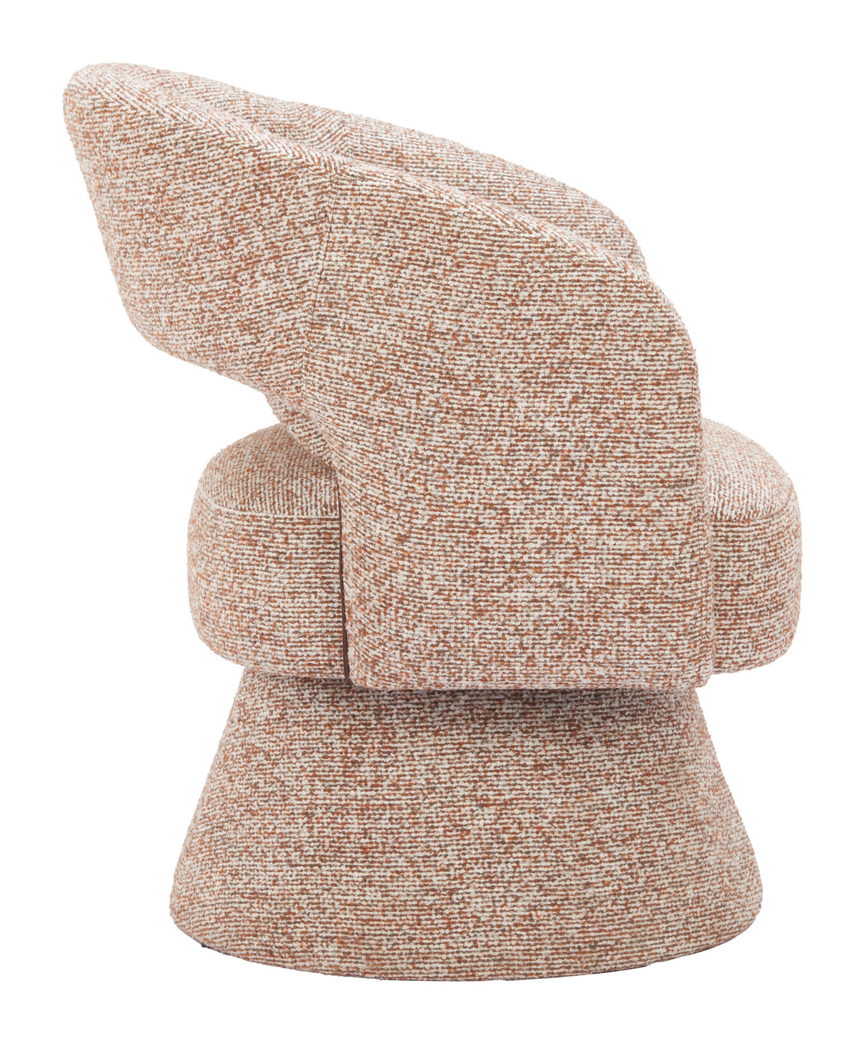 Liva Frosty Brown Swivel Chair by Zuomod at Eve Furniture