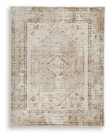 Livdon Brown/Beige/Gray Washable Large Rug by Ashley at Eve Furniture