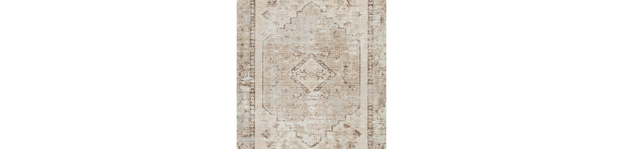 Livdon Brown/Beige/Gray Washable Large Rug by Ashley at Eve Furniture