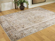 Livdon Brown/Beige/Gray Washable Large Rug by Ashley at Eve Furniture