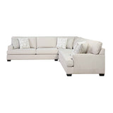 Livia Beige 3-Piece Sectional by Homelegance at Eve Furniture