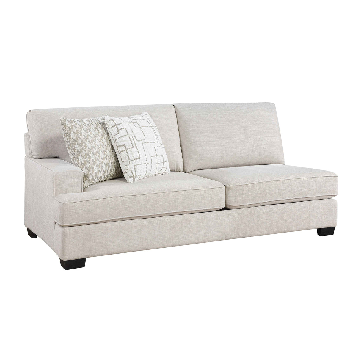 Livia Beige 3-Piece Sectional by Homelegance at Eve Furniture