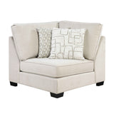 Livia Beige 3-Piece Sectional by Homelegance at Eve Furniture