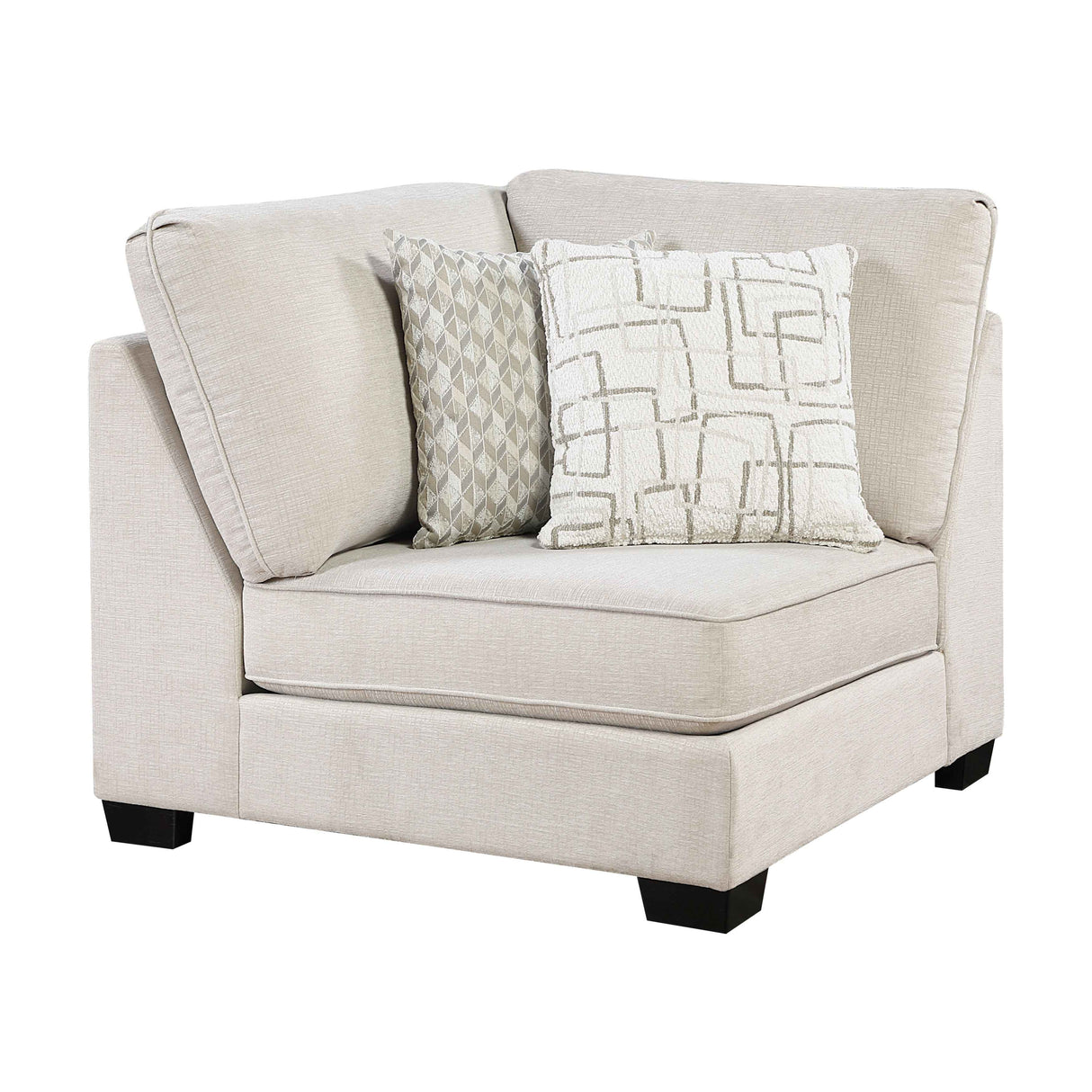 Livia Beige 3-Piece Sectional by Homelegance at Eve Furniture