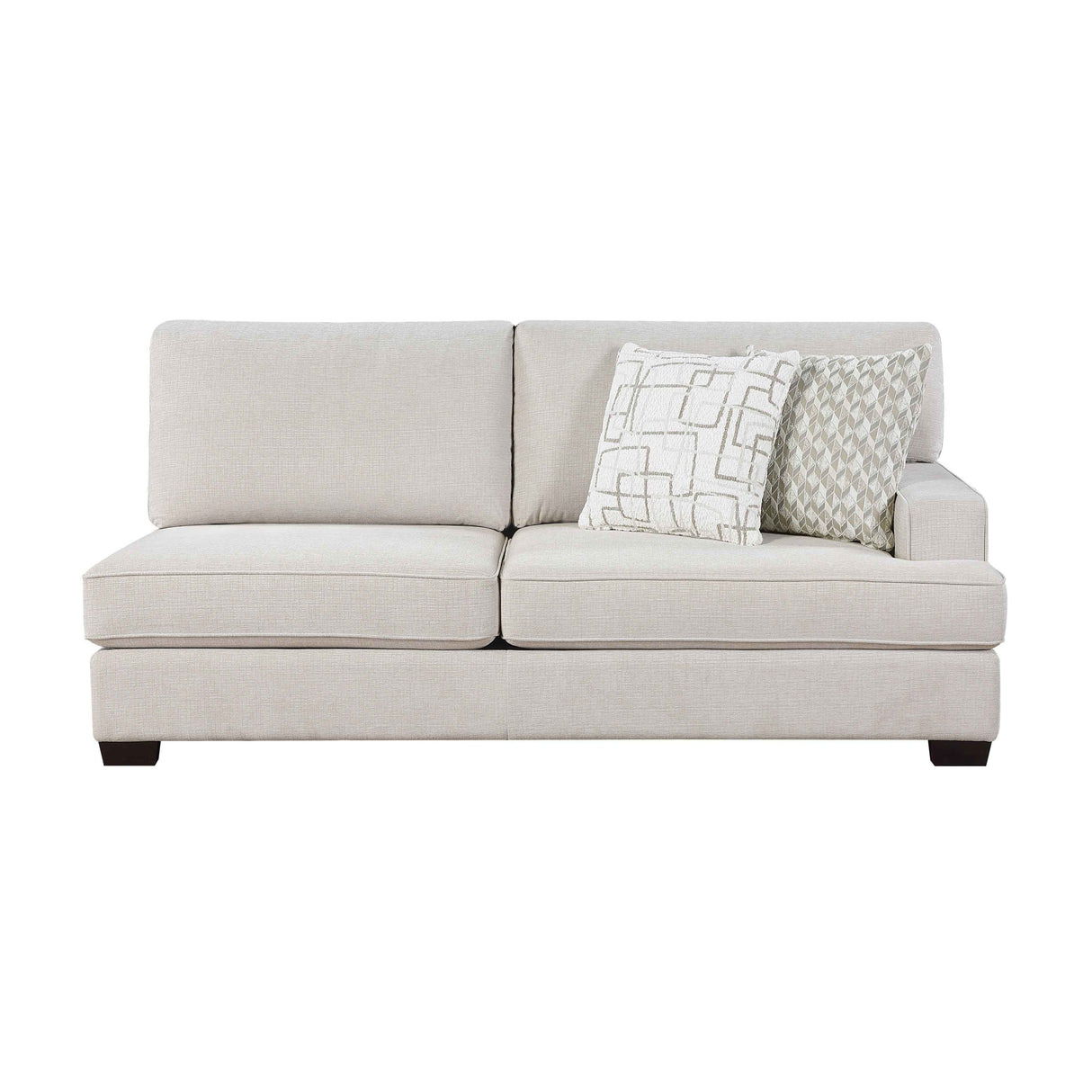 Livia Beige 3-Piece Sectional by Homelegance at Eve Furniture