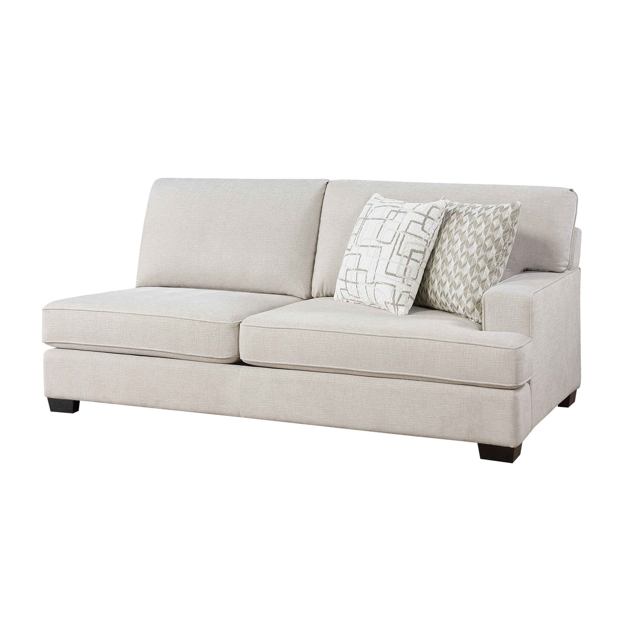 Livia Beige 3-Piece Sectional by Homelegance at Eve Furniture
