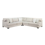 Livia Beige 3-Piece Sectional by Homelegance at Eve Furniture