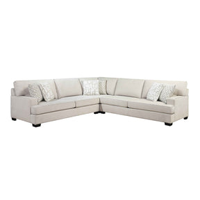 Livia Beige 3-Piece Sectional by Homelegance at Eve Furniture