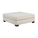 Livia Beige 3-Piece Sectional with Ottoman