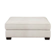 Livia Beige Ottoman by Homelegance at Eve Furniture