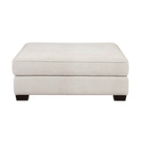 Livia Beige Ottoman by Homelegance at Eve Furniture