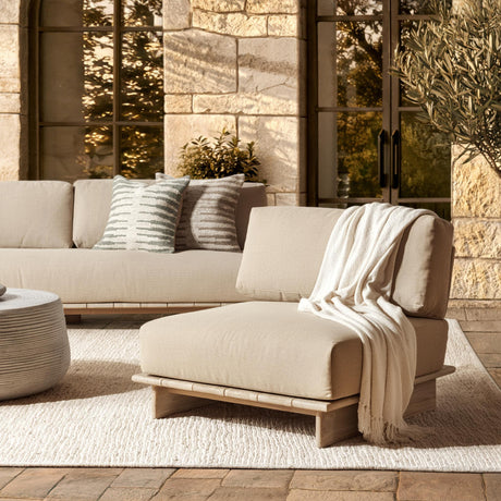 Livia Taupe Outdoor Accent Chair by Classic Home at Eve Furniture