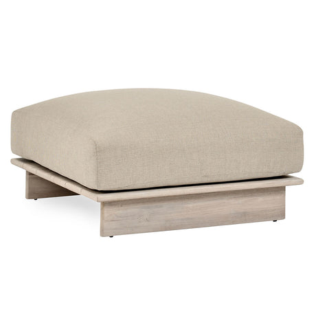 LiviaTaupe Outdoor Ottoman by Classic Home at Eve Furniture