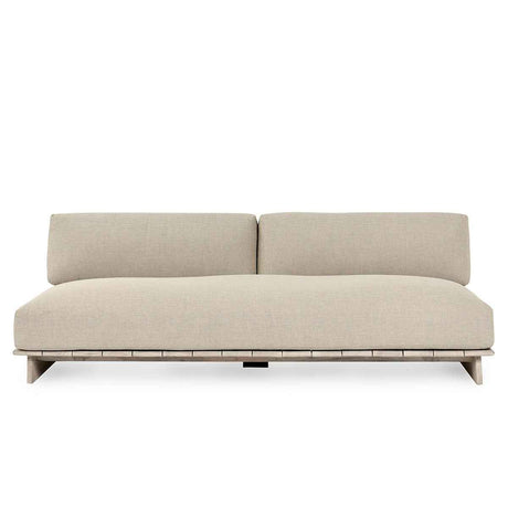 Livia Teak Taupe Outdoor Sofa by Classic Home at Eve Furniture